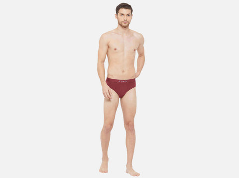 Better Cotton Solid Brief (Pack of 3)