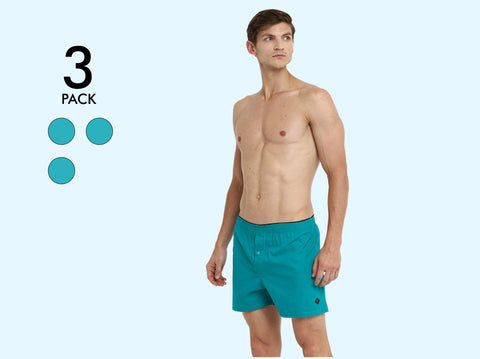 Easy 24X7 Cotton Inner Boxers (Pack of 3)