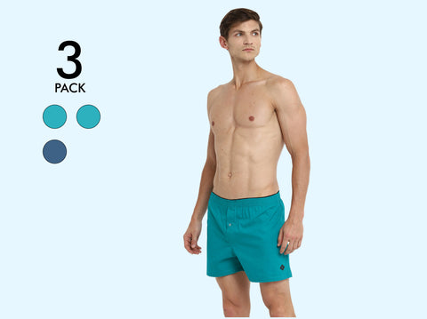 Easy 24X7 Cotton Inner Boxers (Pack of 3)