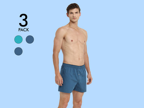 Easy 24X7 Cotton Inner Boxers (Pack of 3)