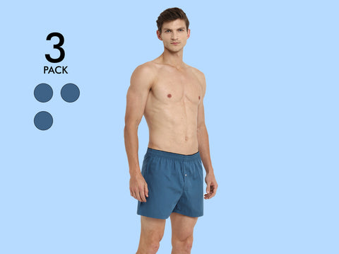 Easy 24X7 Cotton Inner Boxers (Pack of 3)
