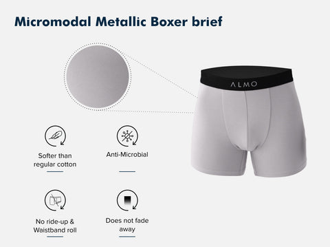 Second Skin MicroModal solid Boxer Brief (Pack of 9)