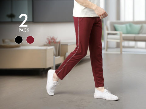 Easy 24X7 Cotton TrackPants (Pack of 2)