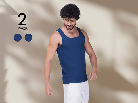 Easy 24X7 Cotton Neo Vest (Pack of 2)