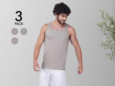 Easy 24X7 Cotton Neo Vest (Pack of 3)