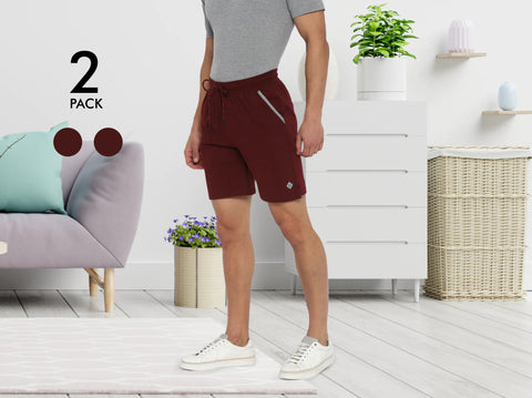 Easy 24X7 Cotton Shorts (Pack of 2)