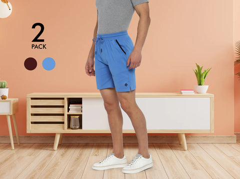 Easy 24X7 Cotton Shorts (Pack of 2)