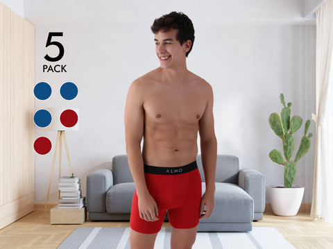 Second Skin MicroModal solid Boxer Brief (Pack of 5)