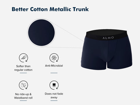 Better Cotton Solid Trunk (Pack of 5)