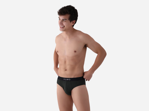 Better Cotton Solid Brief (Pack Of 2)