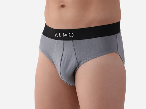 Better Cotton Solid Brief (Pack of 3)