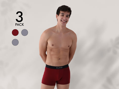 Better Cotton Solid Trunk (Pack of 3)