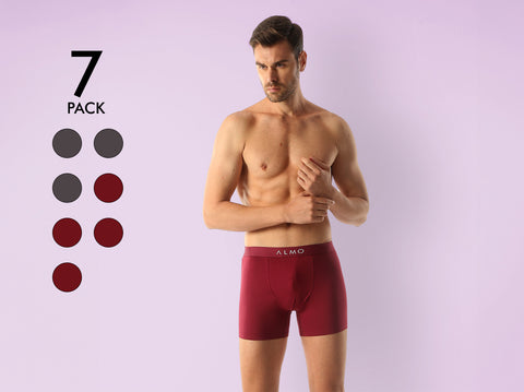 Better Cotton Solid Boxer Brief (Pack of 7)