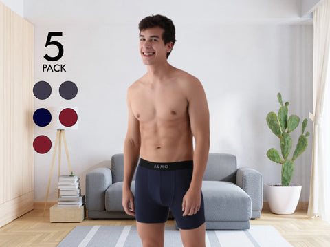 Second Skin MicroModal solid Boxer Brief (Pack of 5)