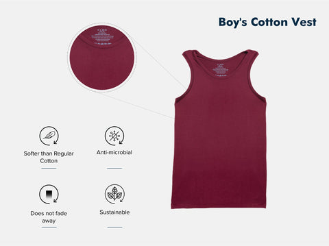 Second skin Micromodal Kid's Vest (Pack 2)