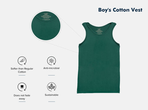 Second skin Micromodal Kid's Vest (Pack 2)