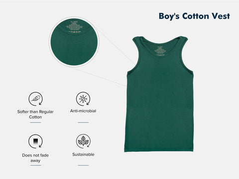 Second skin Micromodal Kid's Vest