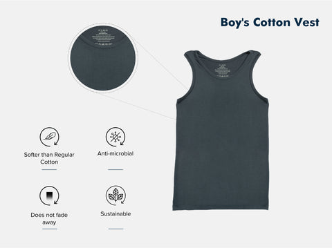 Second skin Micromodal Kid's Vest