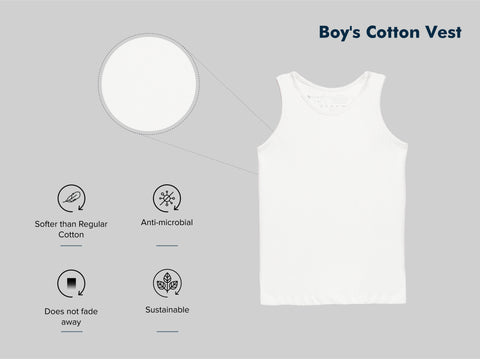 Second skin Micromodal Kid's Vest