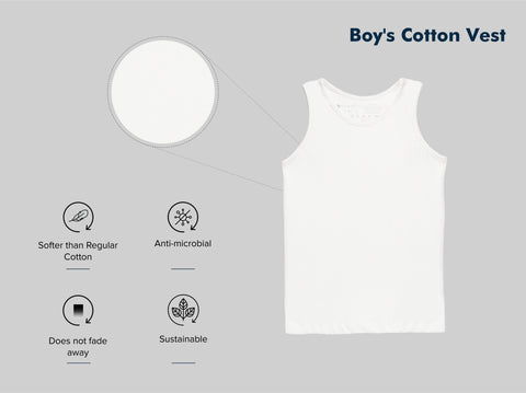 Second skin Micromodal Boy's Vest