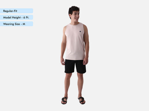 Better Cotton Melange Vest (Pack of 3)