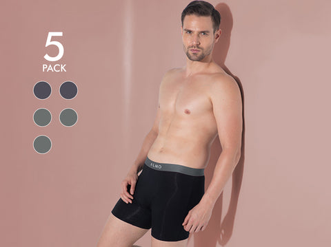Second Skin MicroModal solid Boxer Brief (Pack of 5)
