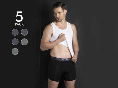 Second Skin MicroModal solid Boxer Brief (Pack of 5)