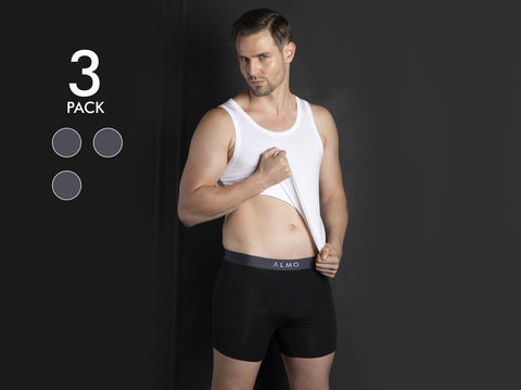 Second Skin MicroModal solid Boxer Brief (Pack of 3)