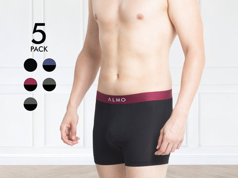 Second Skin MicroModal Trunk - Dark Range (Pack of 5)