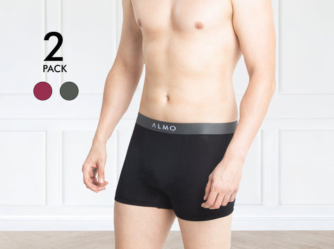 Second Skin MicroModal Solid Trunk (Pack of 2)