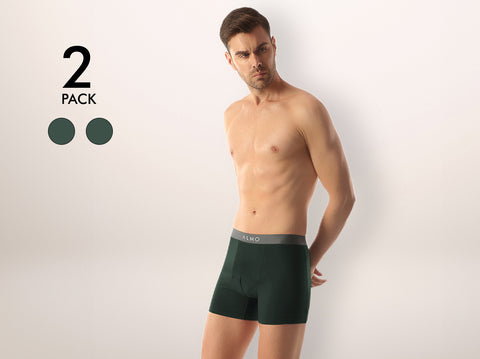 Better Cotton Solid Boxer Brief (Pack Of 2)