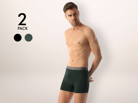 Better Cotton Solid Boxer Brief (Pack Of 2)