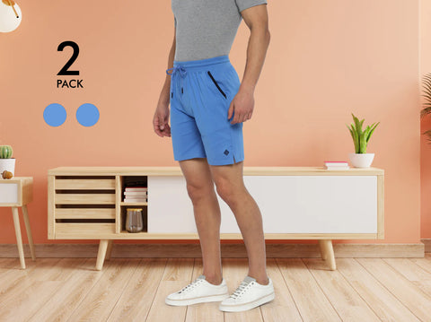 Easy 24X7 Cotton Shorts (Pack of 2)