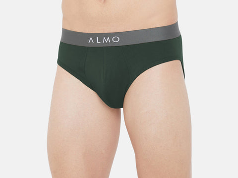 Better Cotton Solid Brief (Pack of 3)