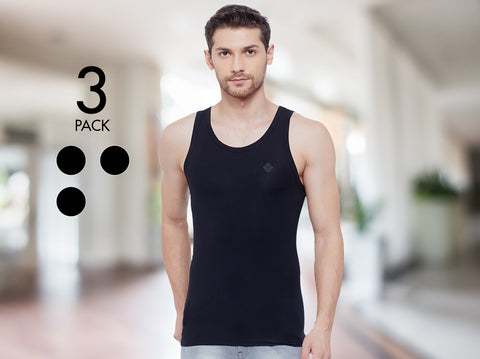 Dario MicroModal Slim Fit Vest (Pack of 3) - Almo