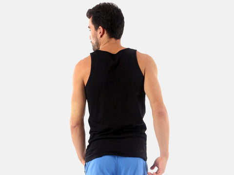 BCI Cotton men's vest. Stylish, comfortable & available in 4 colours. Get the men's vest & Almo-date your warbrobe. 