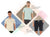 2 Rico T-Shirts + 1 Fresco 100% BCI Cotton Shorts (Pack of 3) - Almo