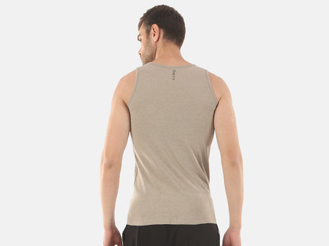 Organic Cotton vest for men. Stylish, comfortable & available in 5 colours. Get the men's vest & Almo-date your warbrobe. 