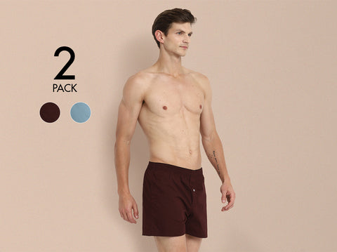 Easy 24X7 Cotton Inner Boxers (Pack of 2)
