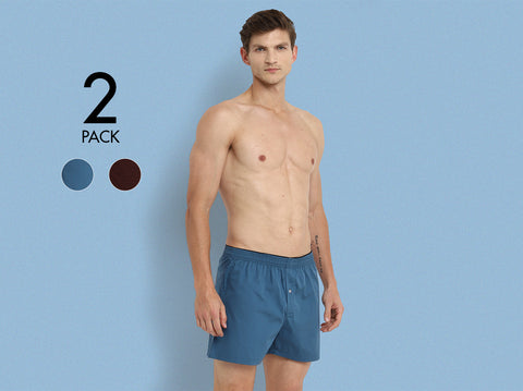 Easy 24X7 Cotton Inner Boxers (Pack of 2)