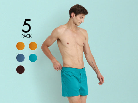 Easy 24X7 Cotton Inner Boxers (Pack of 5)