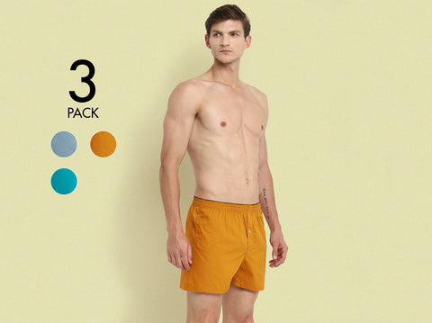 Easy 24X7 Cotton Inner Boxers (Pack of 3)