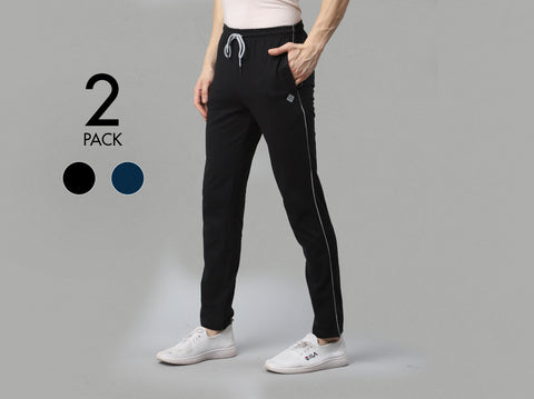 Fresco 100% BCI Cotton TrackPants (Pack of 2) - Almo