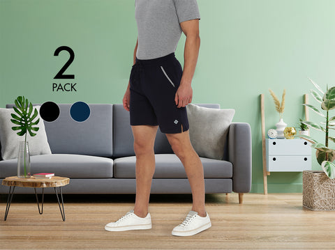 Easy 24X7 Cotton Shorts (Pack of 2)