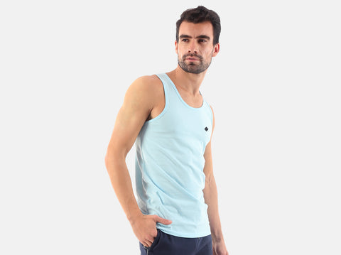 BCI Cotton men's vest. Stylish, comfortable & available in 4 colours. Get the men's vest & Almo-date your warbrobe. 