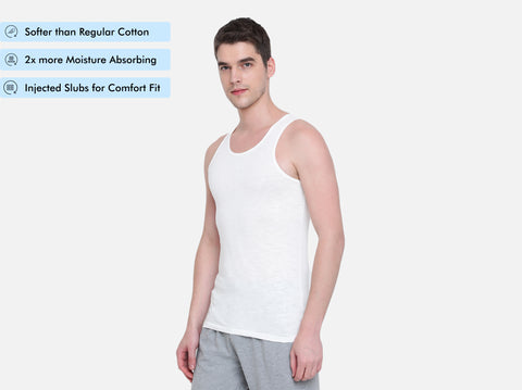 Easy 24X7 Cotton Slub Vest