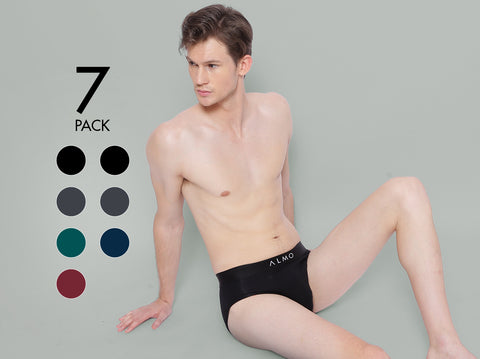 Dario Solid MicroModal Brief (Pack of 7) - Almo