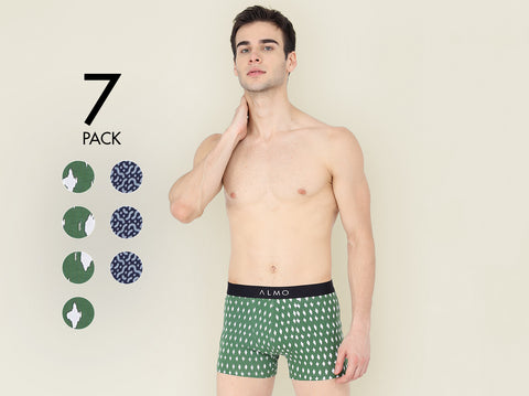 Rico Organic Cotton Printed Trunk (Pack of 7) - Almo