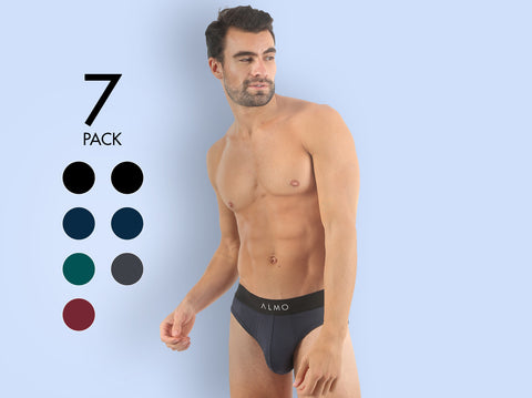 Dario Solid MicroModal Brief (Pack of 7) - Almo