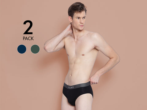 Dario Dark MicroModal Brief (Pack of 2) - Almo